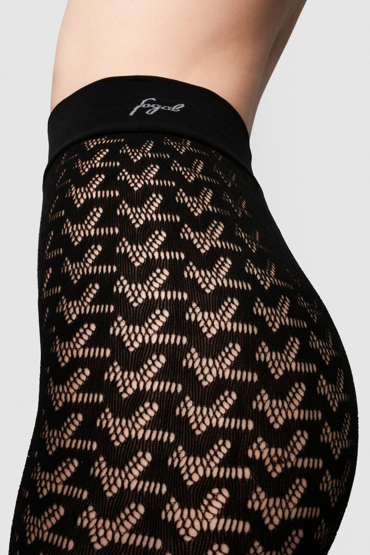 ZV Monogram Net Tights - Fogal
