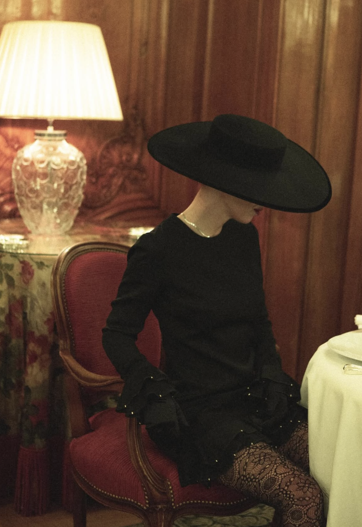 Elegance in Every Step: @anna_bjorkman Wears Fogal’s Ulla Johnson Tights