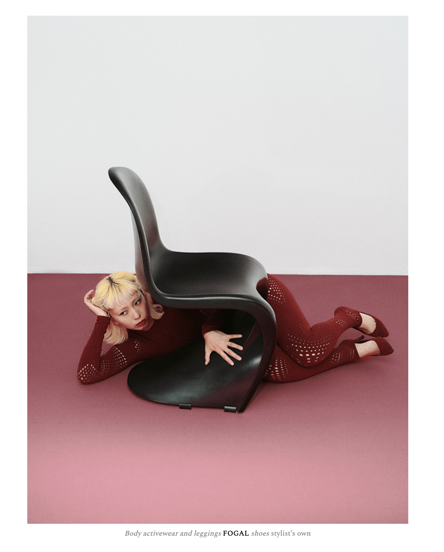 Fogal’s Activewear Set is featured in April’s issue of Overdue Magazine. - Fogal