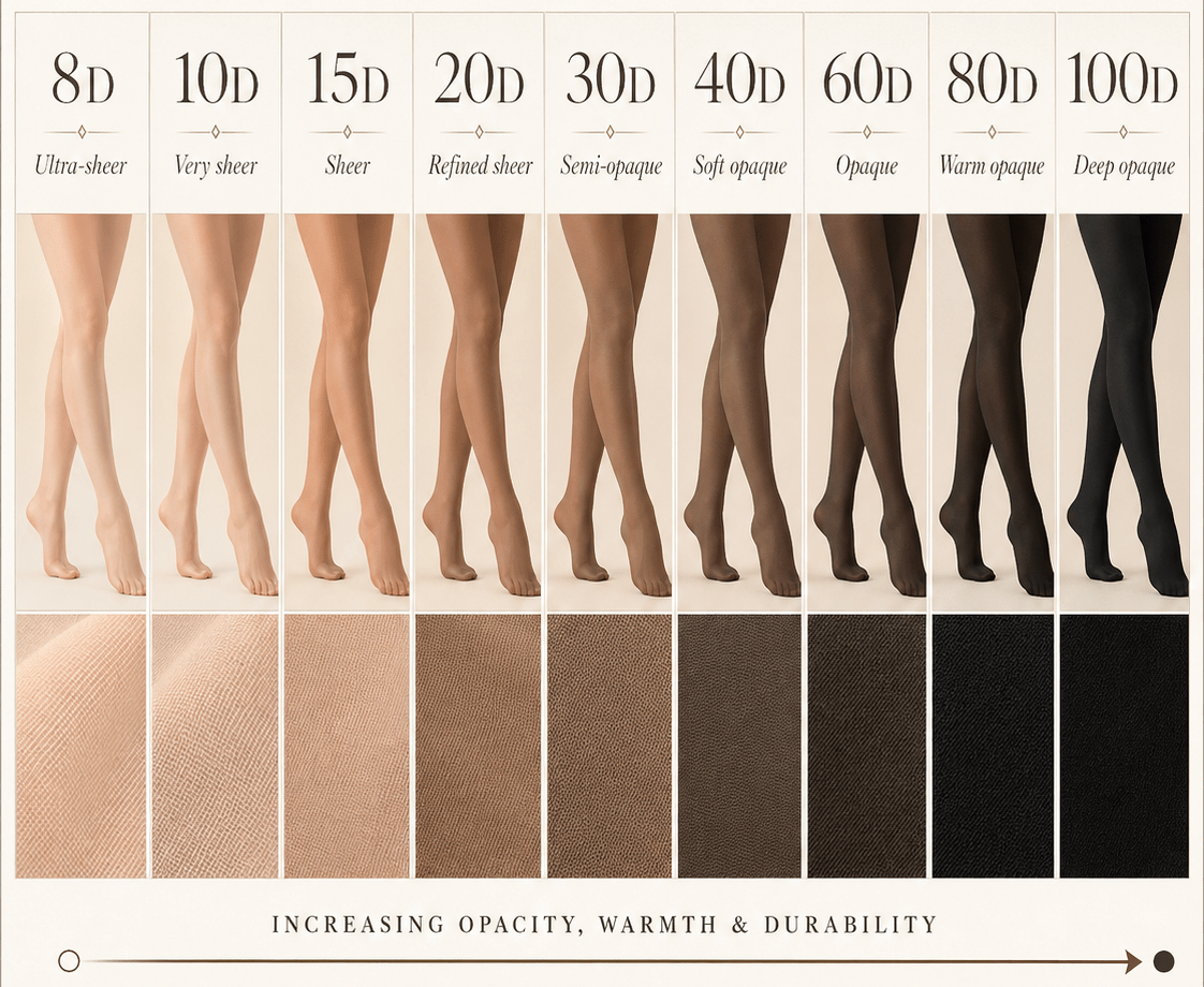 What Is Denier? Fogal’s Guide to Sheer, Opaque & 100 Denier Tights - Fogal