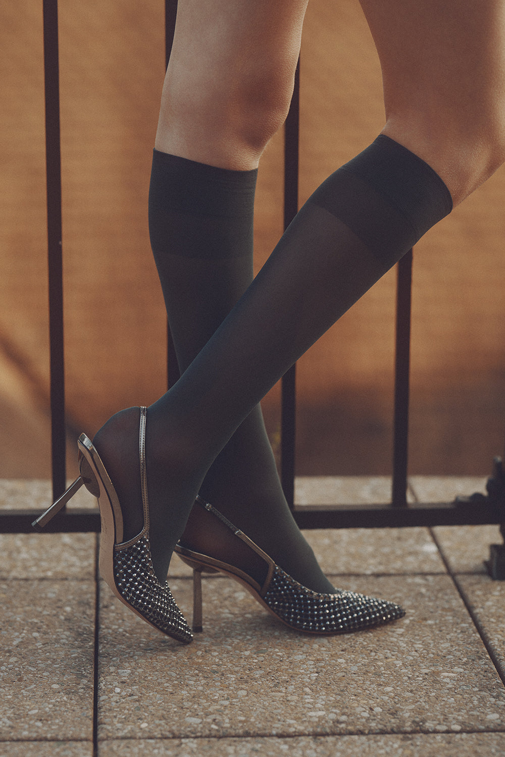 Opaque Knee-Highs