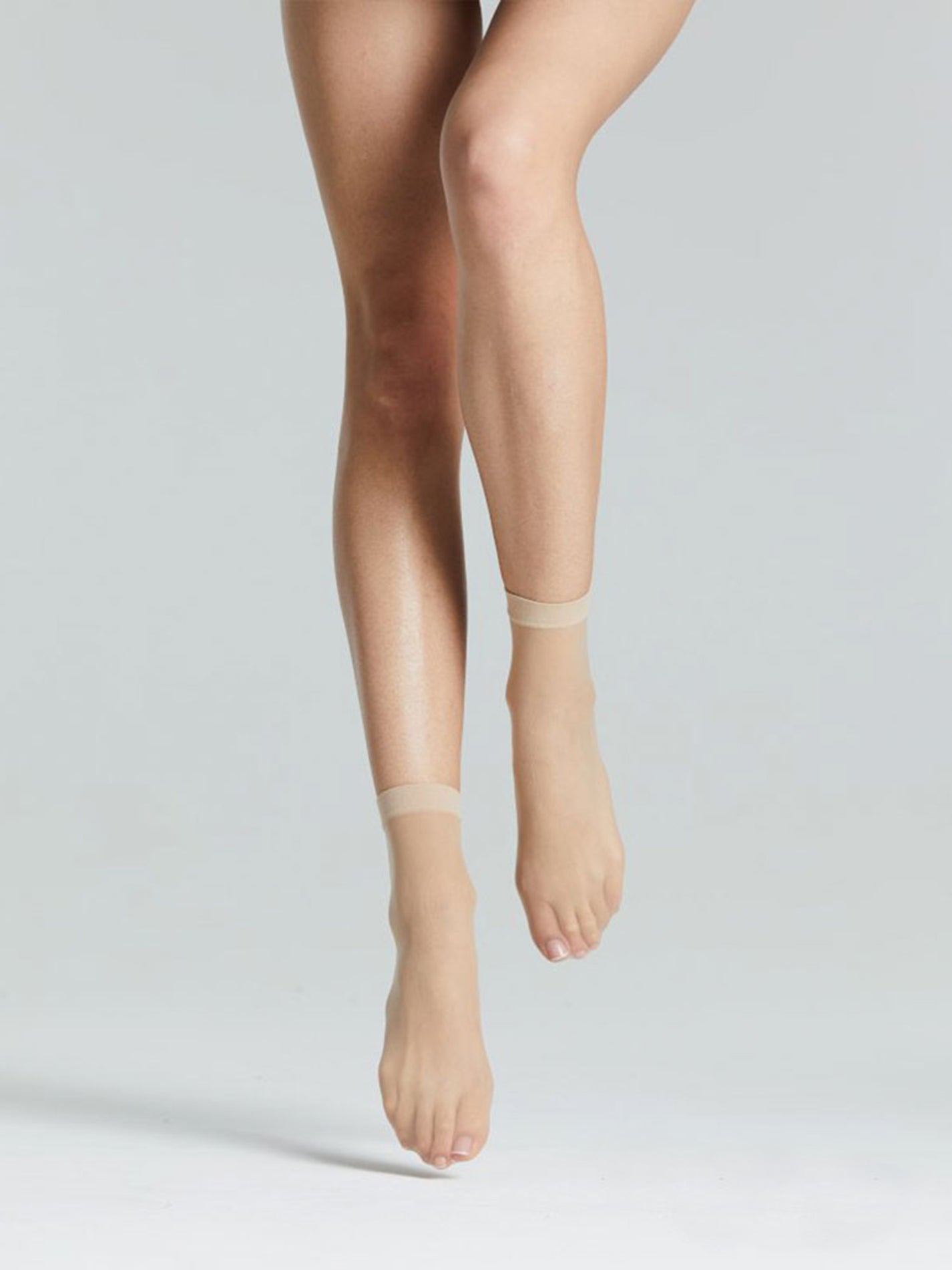 Nude Pack Of 3 No Show Socks