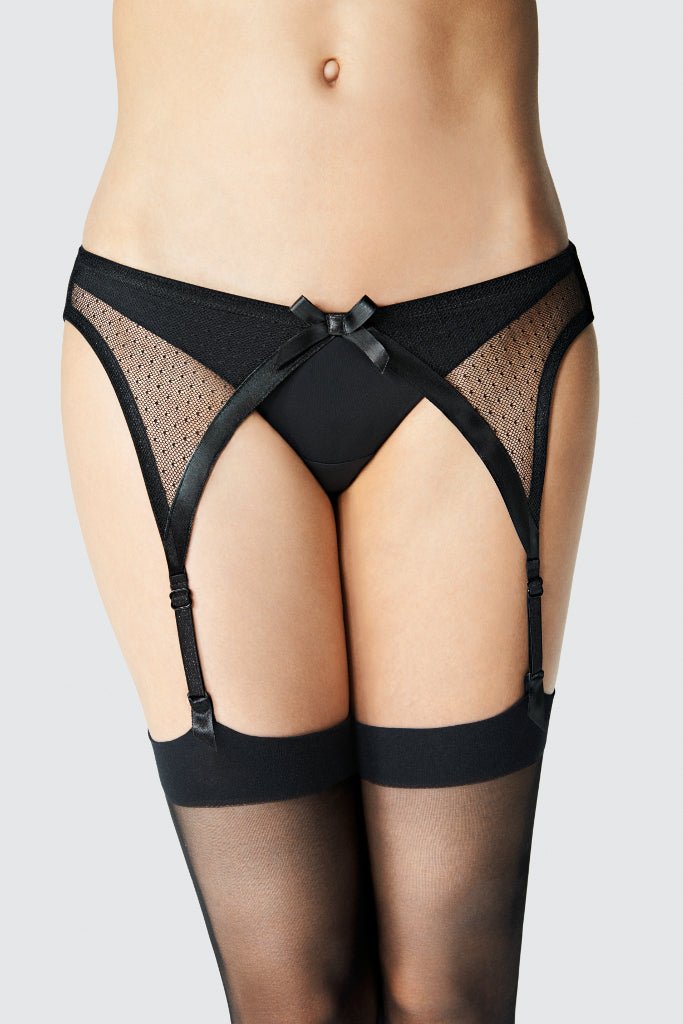 Fogal - Affaire Garter Belt - Soft, Lightweight, Sheer tulle net
