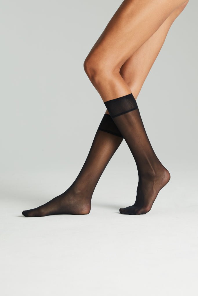 Fogal | Caresse Knee - Highs - 30115|MIDNIGHT-ONE