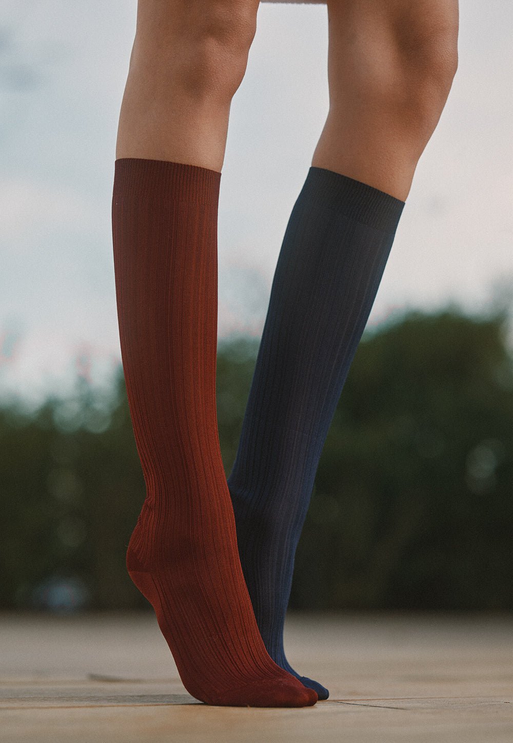 Fogal - Precieuse - Silk & Cotton blend Knee - Highs