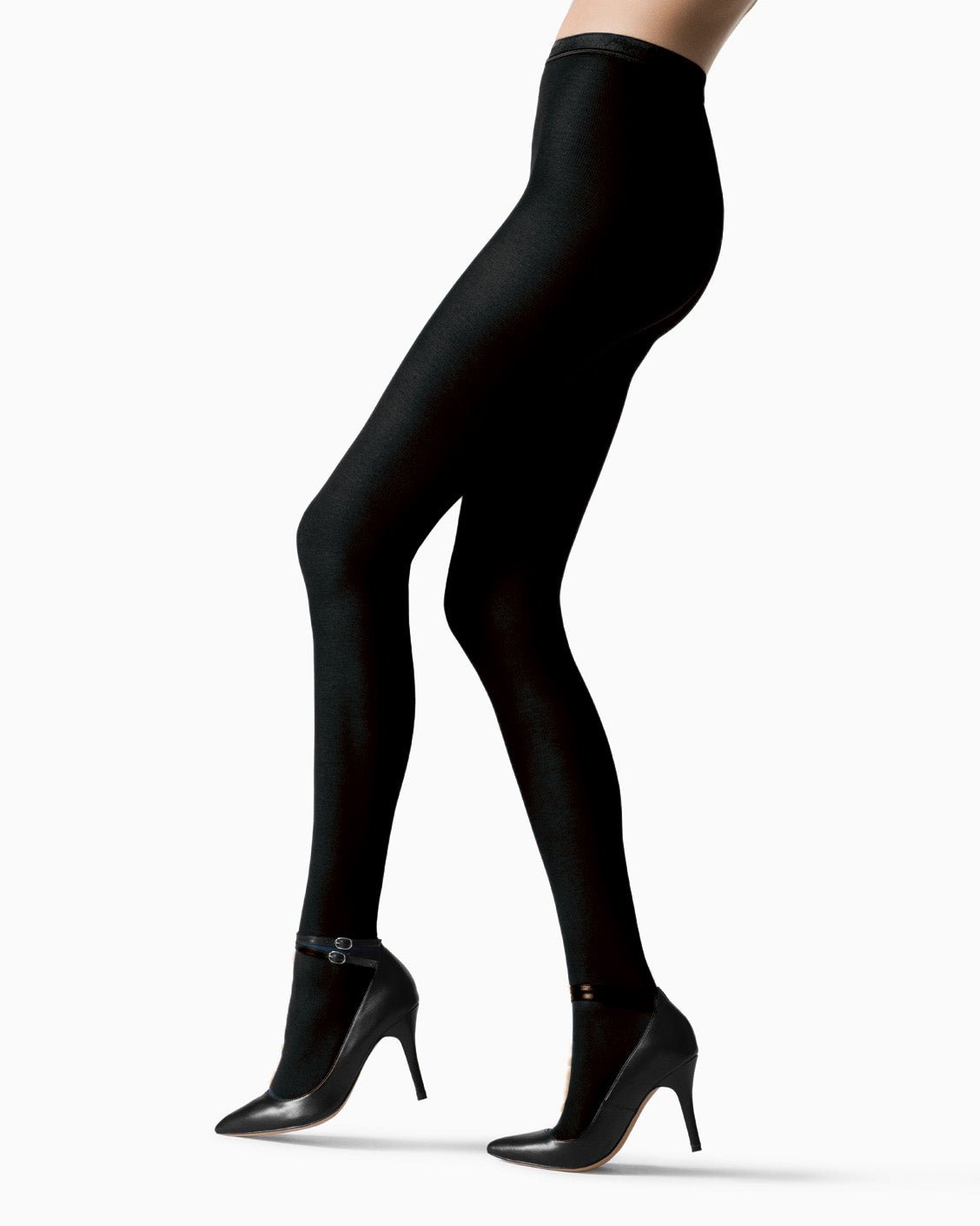Fogal - Souplesse Tights 40D - Cotton blend, finest rib structure